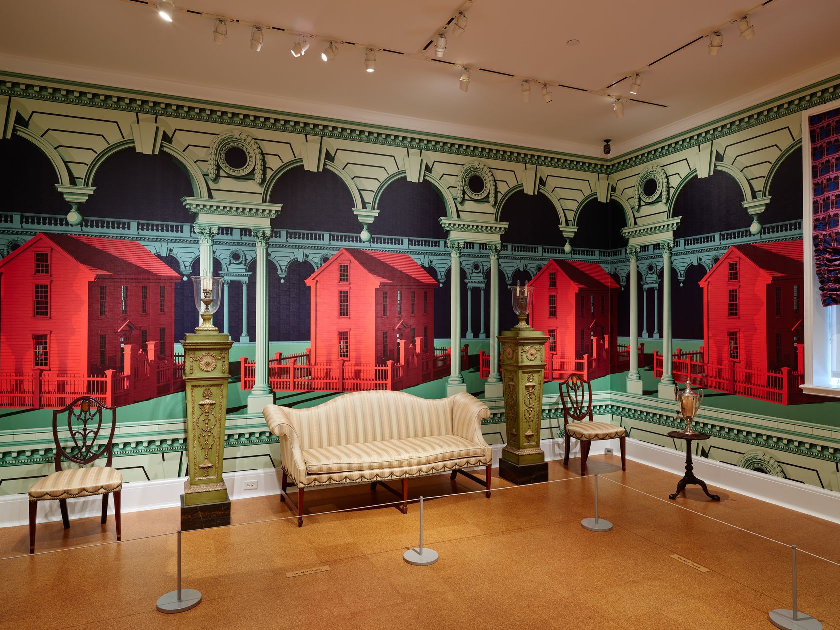 Pablo Bronstein, Historic Rhode Island Decor (Stephen Hopkins House), 2019