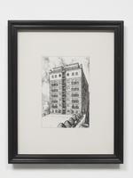 Pablo Bronstein, Walnut Court, St Mary’s Gate, Kensington Green, W8, 2017